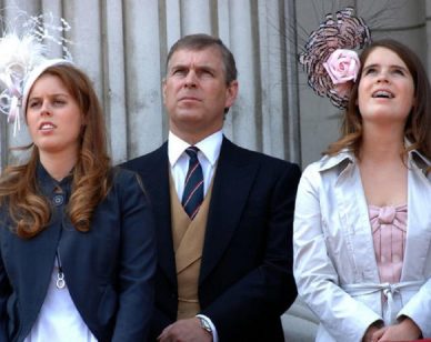 Prince Andrew's daughters are visiting him more often.