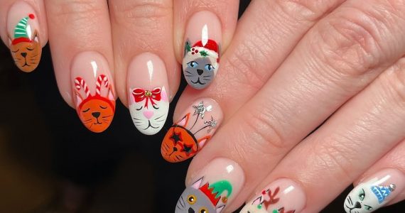 Christmas nail design